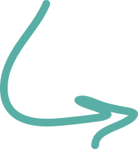 hand-drawn curved arrow pointing to the right